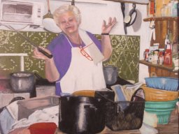 sally at the castle ground